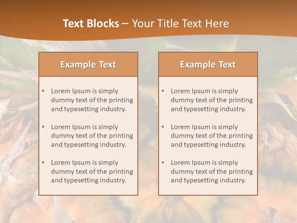 Food Tropical Ripe PowerPoint Template