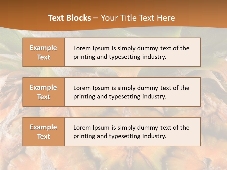 Food Tropical Ripe PowerPoint Template