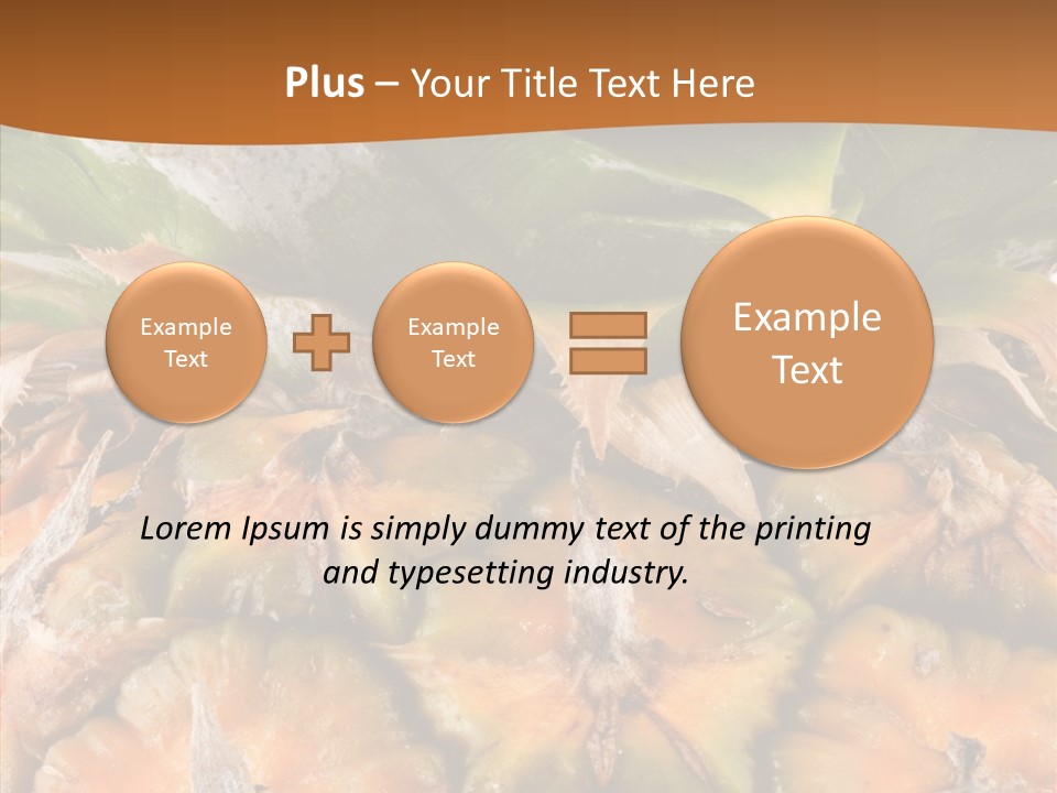 Food Tropical Ripe PowerPoint Template