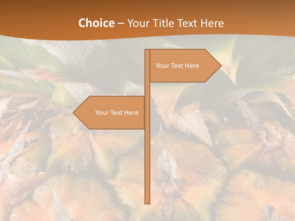 Food Tropical Ripe PowerPoint Template