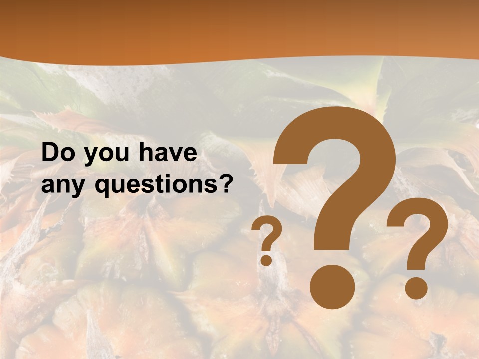 Food Tropical Ripe PowerPoint Template