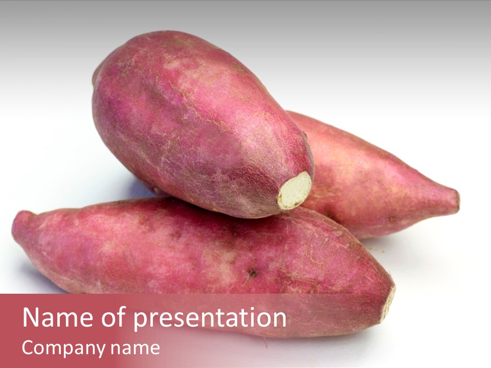 Root Crop Autumn Taste PowerPoint Template