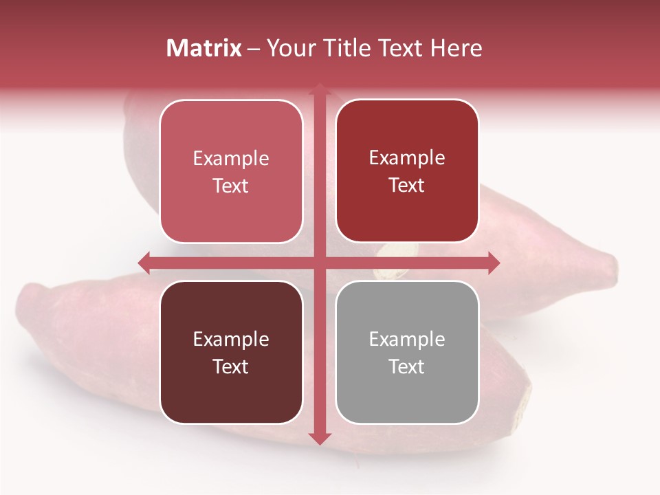 Root Crop Autumn Taste PowerPoint Template
