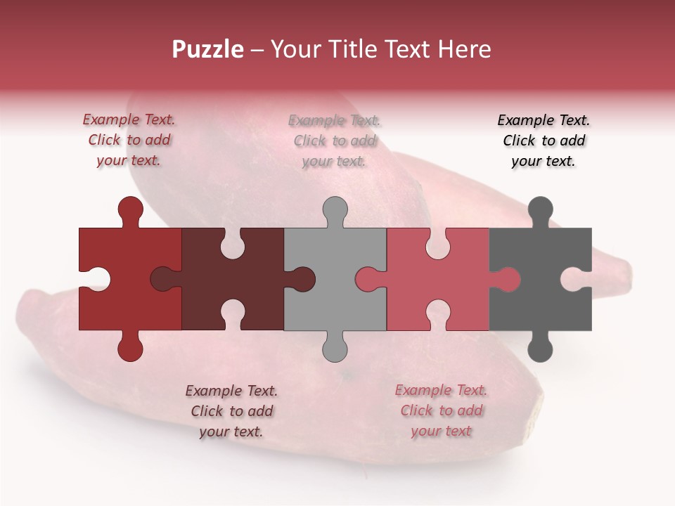 Root Crop Autumn Taste PowerPoint Template