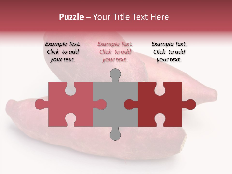 Root Crop Autumn Taste PowerPoint Template