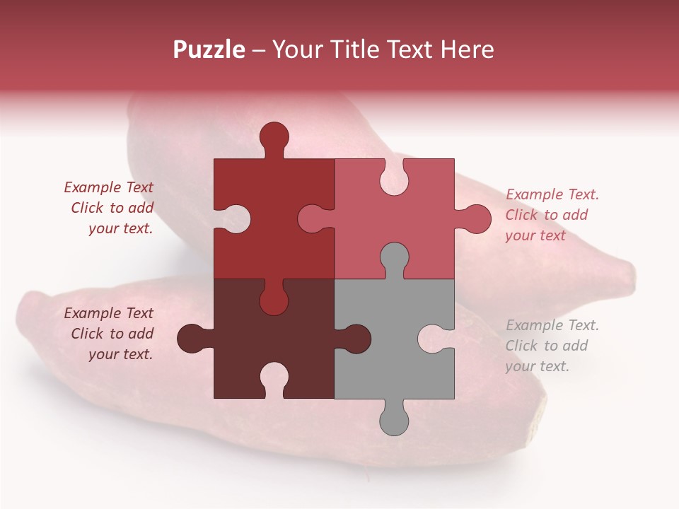 Root Crop Autumn Taste PowerPoint Template