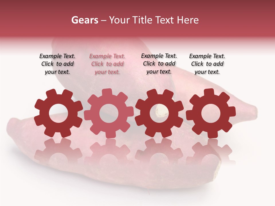 Root Crop Autumn Taste PowerPoint Template