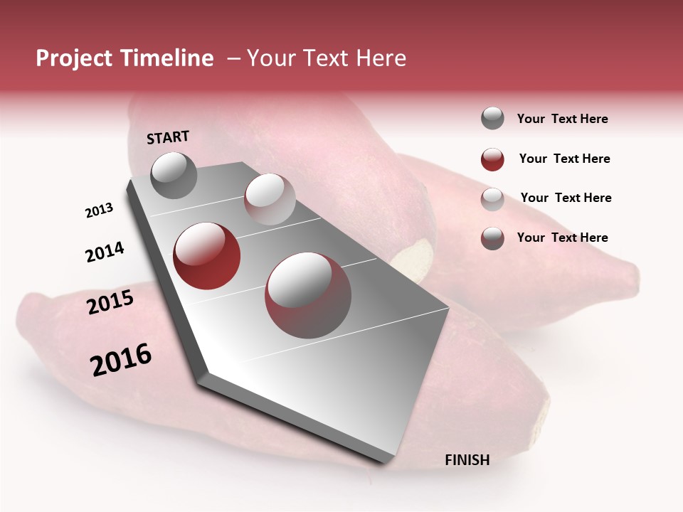Root Crop Autumn Taste PowerPoint Template