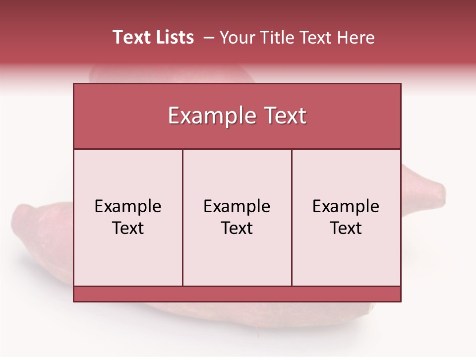 Root Crop Autumn Taste PowerPoint Template