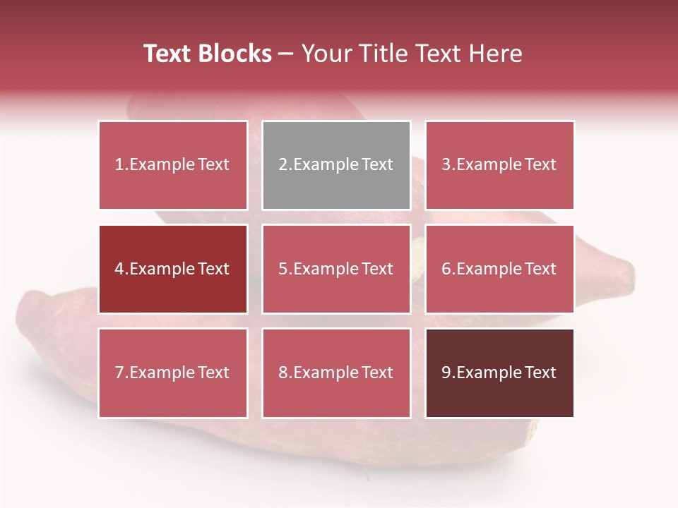 Root Crop Autumn Taste PowerPoint Template