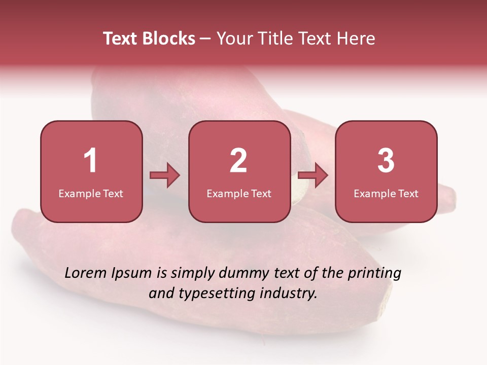 Root Crop Autumn Taste PowerPoint Template