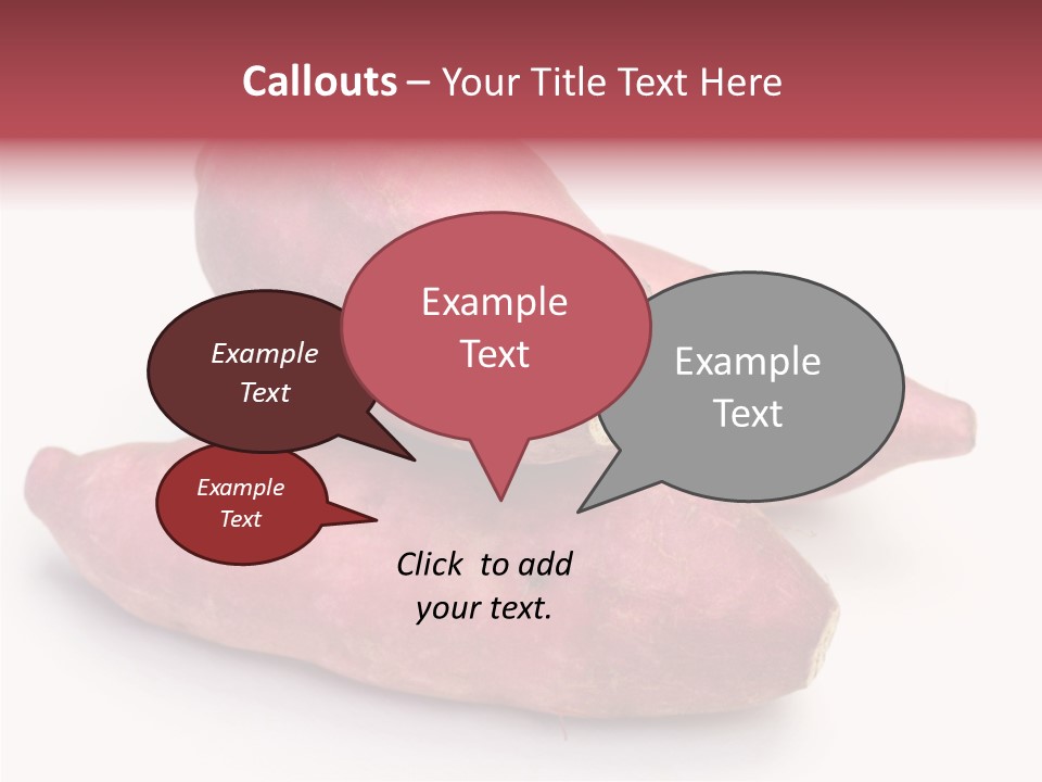 Root Crop Autumn Taste PowerPoint Template
