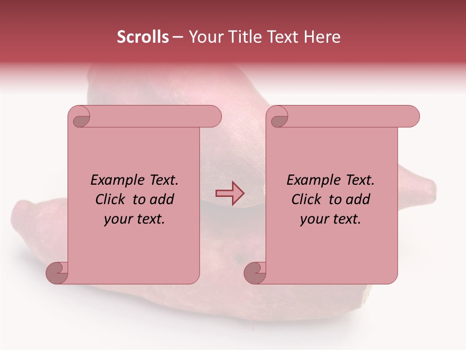 Root Crop Autumn Taste PowerPoint Template