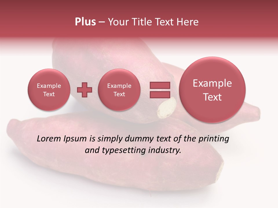Root Crop Autumn Taste PowerPoint Template