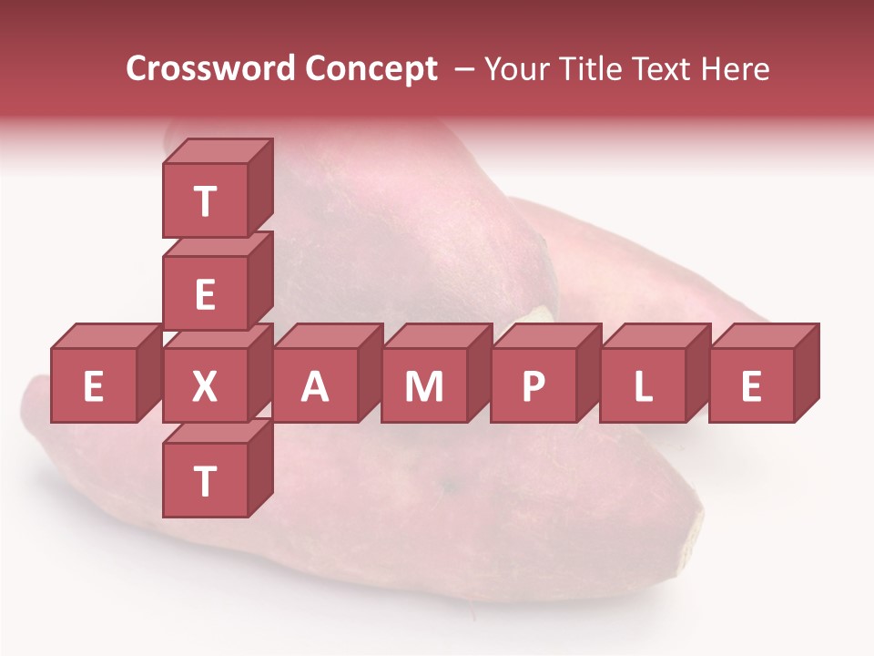 Root Crop Autumn Taste PowerPoint Template