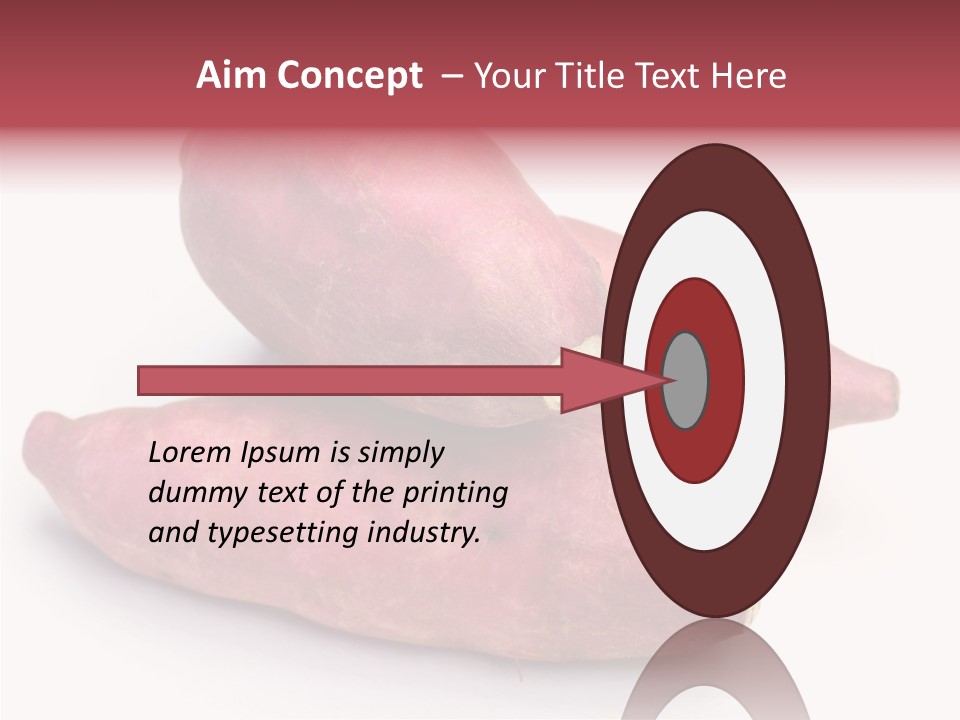 Root Crop Autumn Taste PowerPoint Template