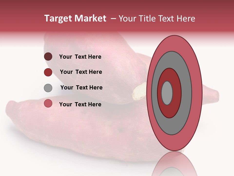 Root Crop Autumn Taste PowerPoint Template