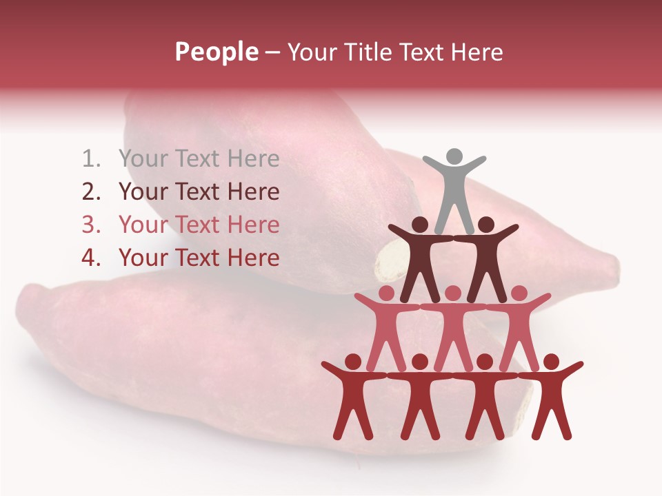 Root Crop Autumn Taste PowerPoint Template