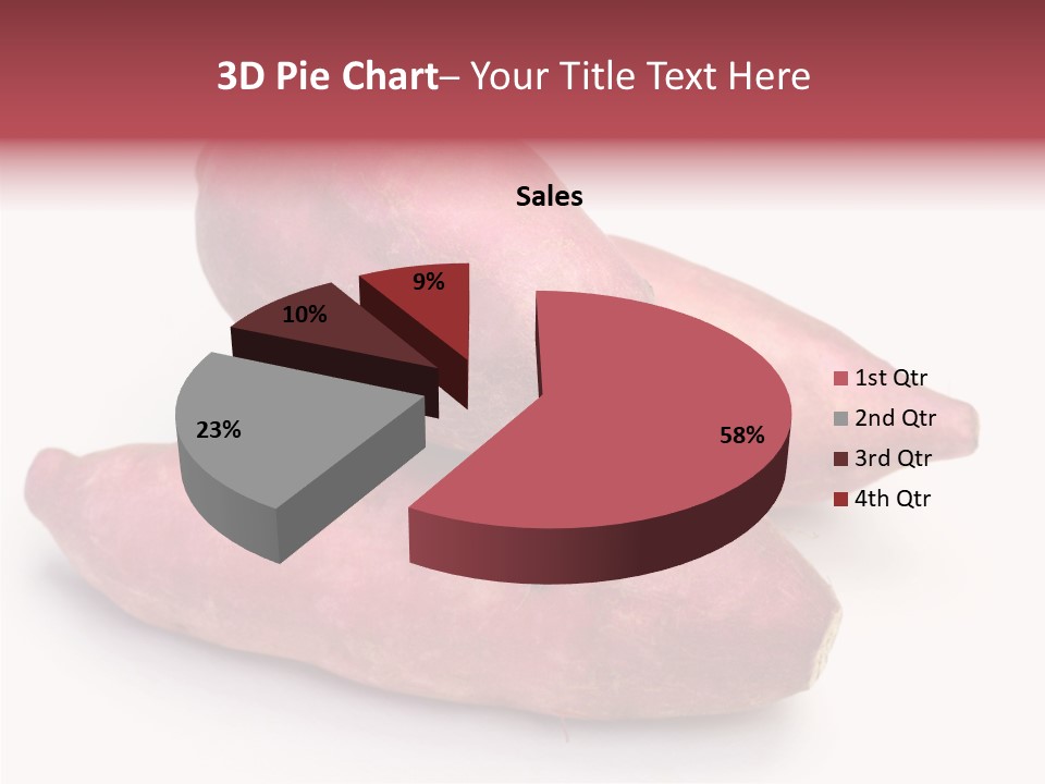 Root Crop Autumn Taste PowerPoint Template