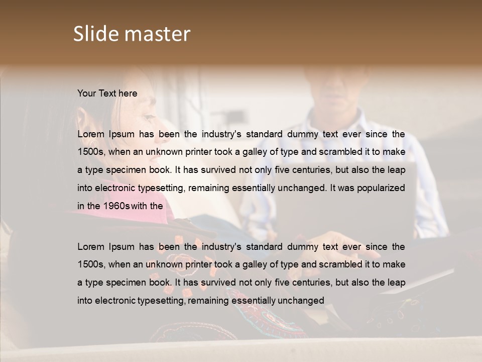 Couple Home Lifestyle PowerPoint Template