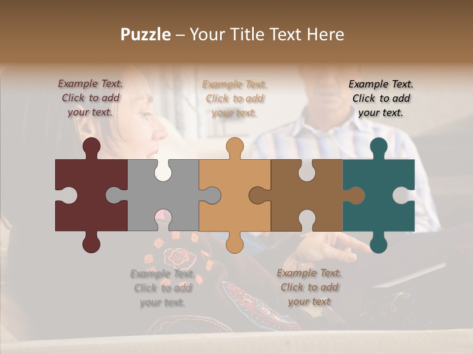 Couple Home Lifestyle PowerPoint Template