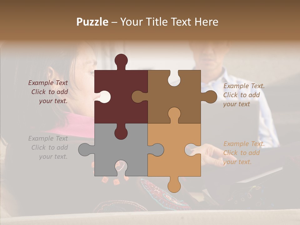 Couple Home Lifestyle PowerPoint Template