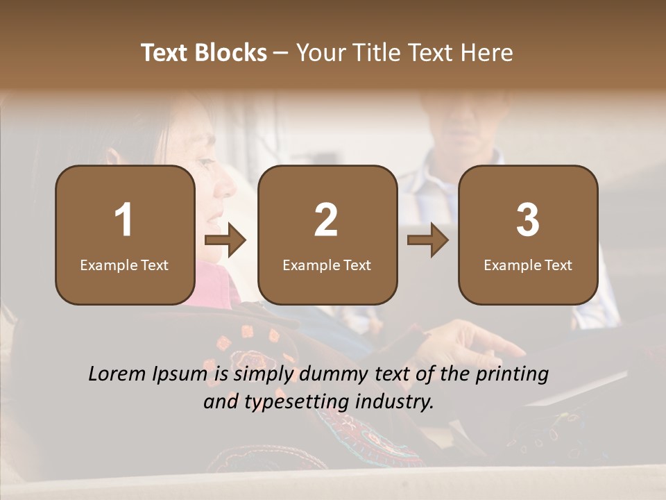 Couple Home Lifestyle PowerPoint Template