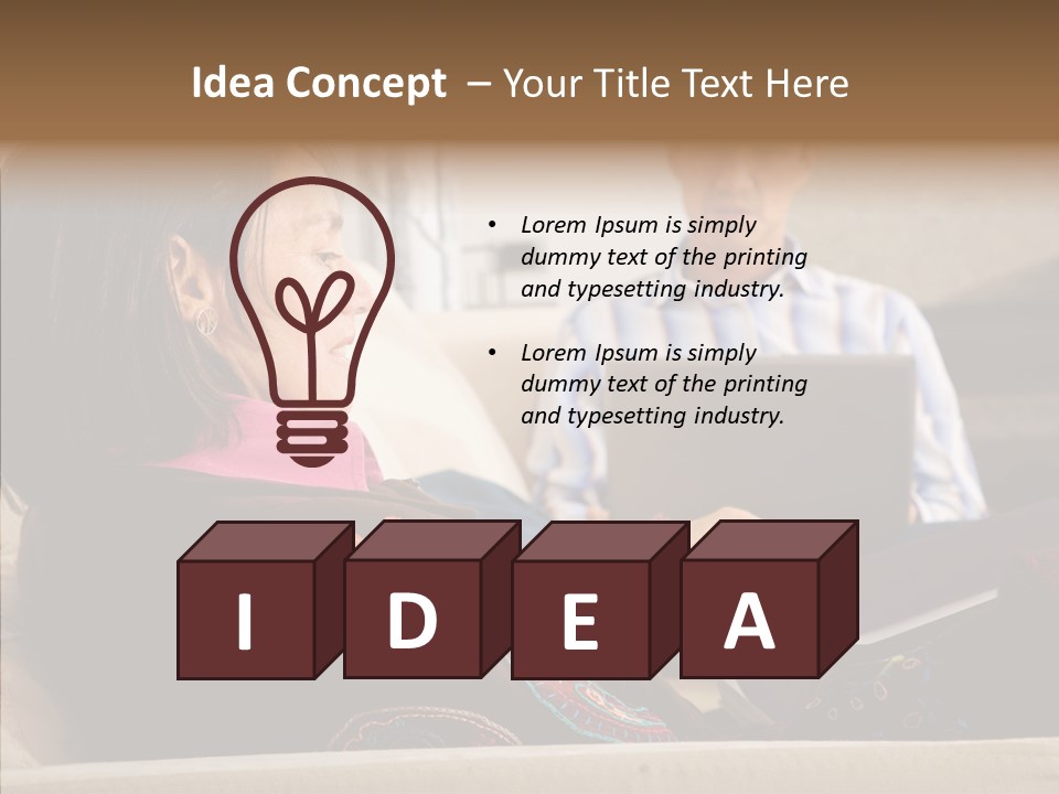 Couple Home Lifestyle PowerPoint Template