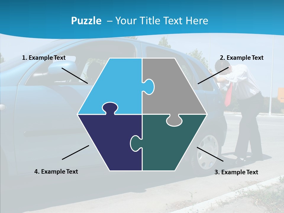 Road Car Services PowerPoint Template
