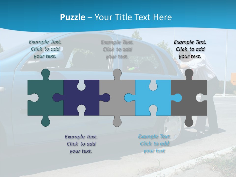 Road Car Services PowerPoint Template