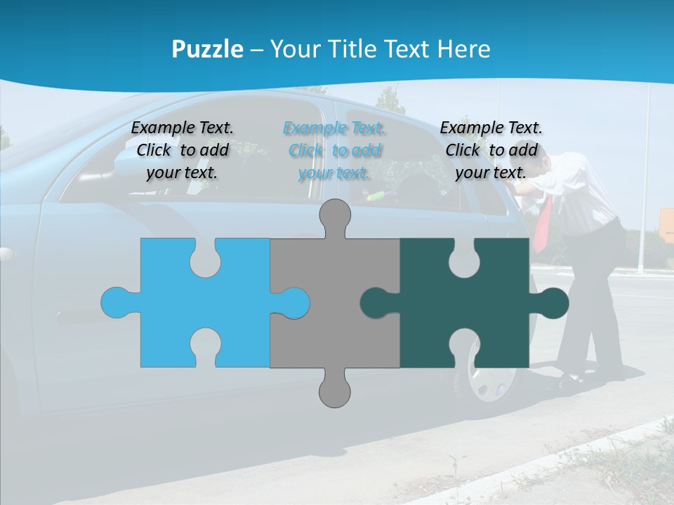 Road Car Services PowerPoint Template