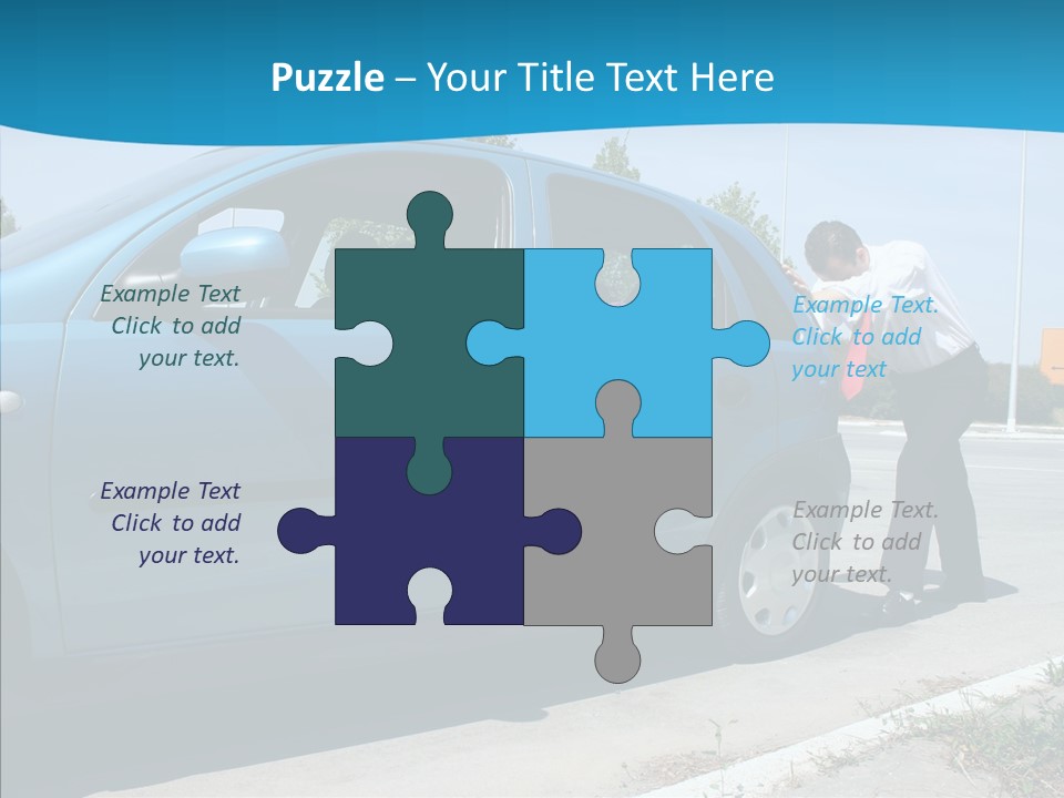 Road Car Services PowerPoint Template