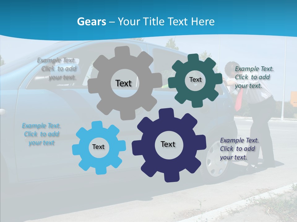 Road Car Services PowerPoint Template