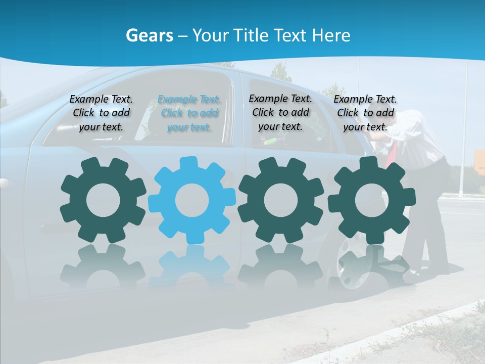 Road Car Services PowerPoint Template