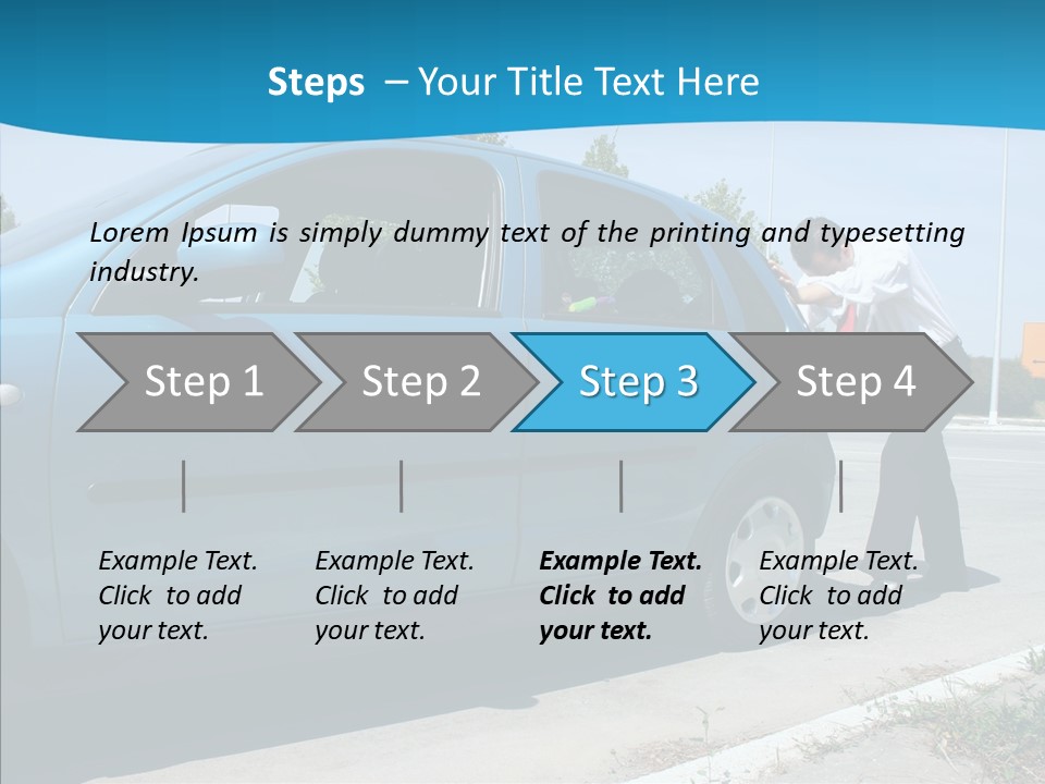 Road Car Services PowerPoint Template