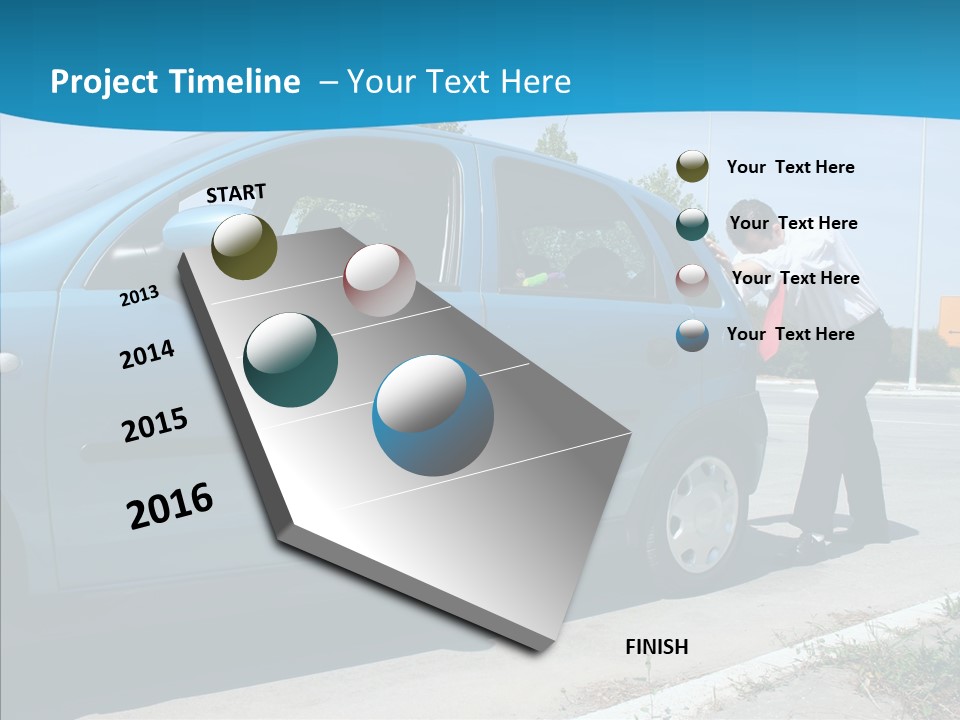 Road Car Services PowerPoint Template