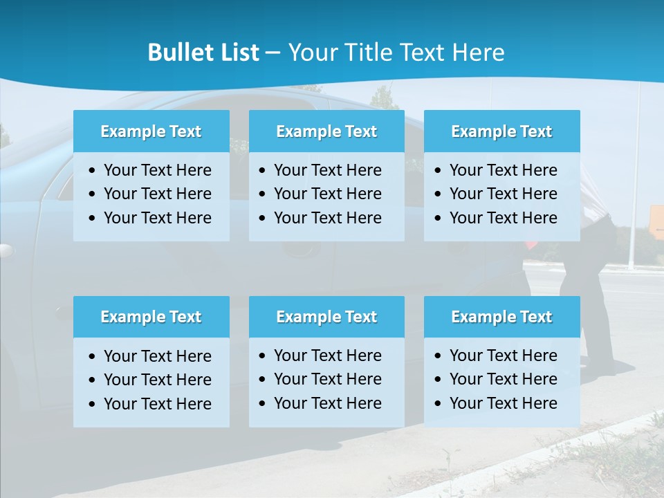 Road Car Services PowerPoint Template