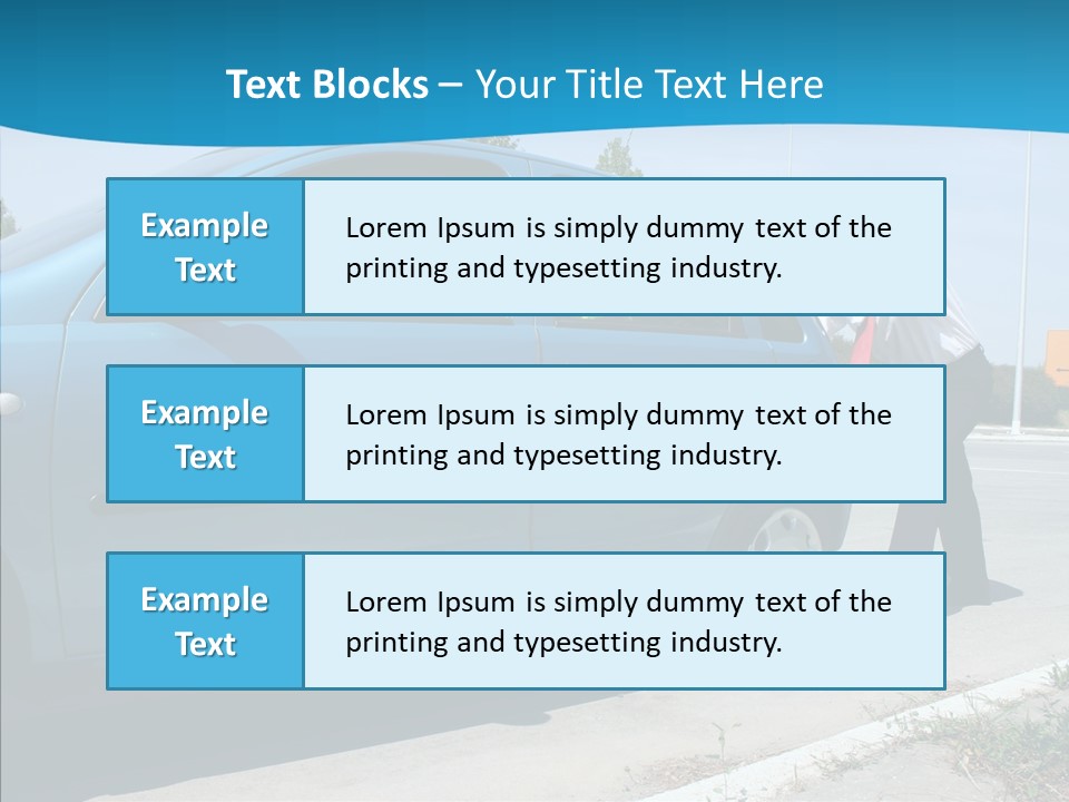 Road Car Services PowerPoint Template