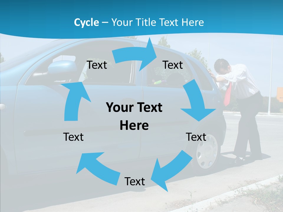 Road Car Services PowerPoint Template
