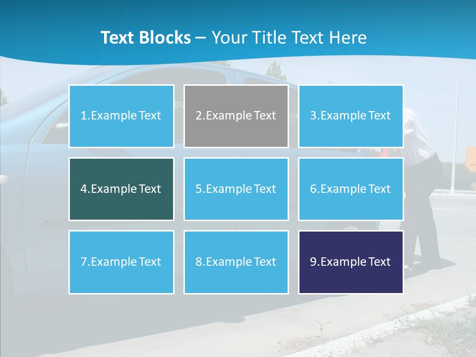 Road Car Services PowerPoint Template