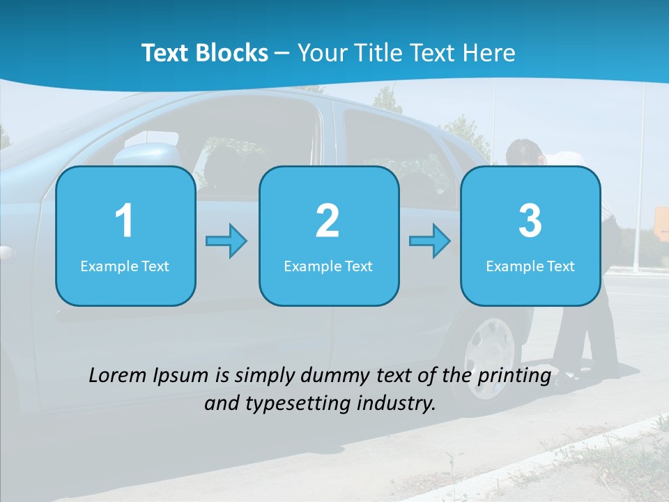 Road Car Services PowerPoint Template