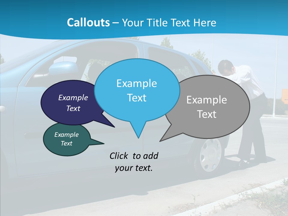 Road Car Services PowerPoint Template