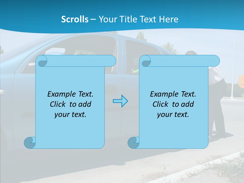 Road Car Services PowerPoint Template