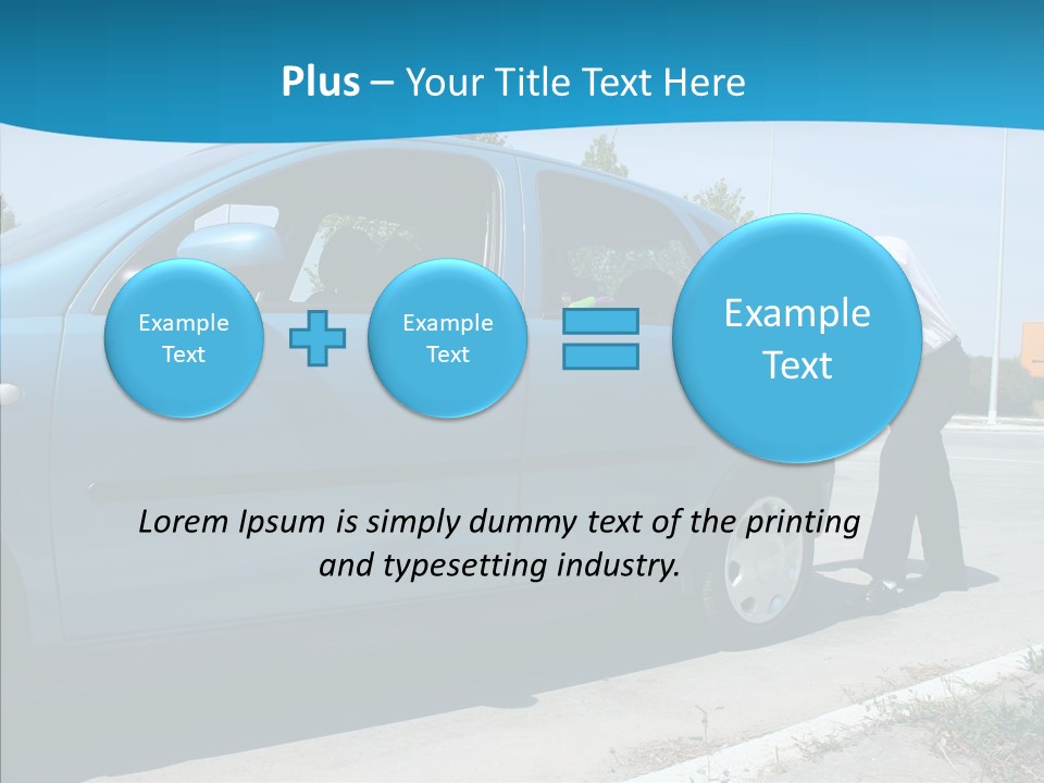 Road Car Services PowerPoint Template