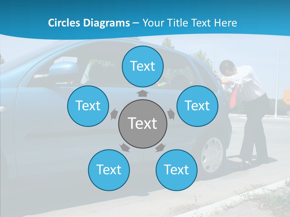 Road Car Services PowerPoint Template