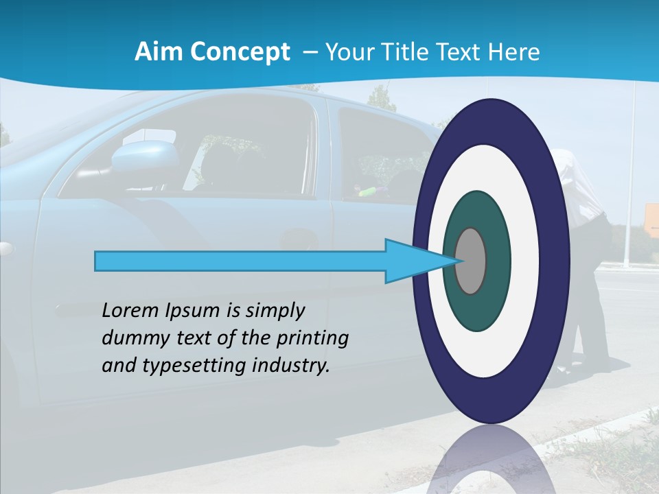 Road Car Services PowerPoint Template