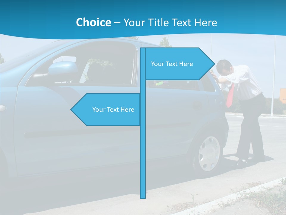 Road Car Services PowerPoint Template