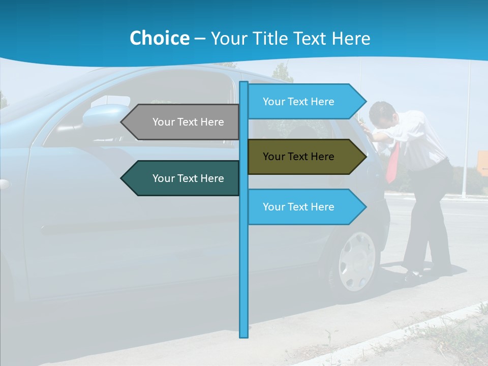 Road Car Services PowerPoint Template