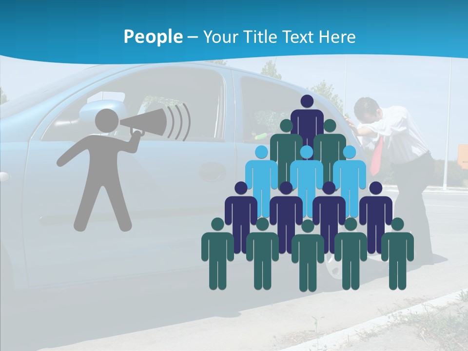 Road Car Services PowerPoint Template