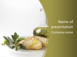 Branch White Vinaigrette PowerPoint Template